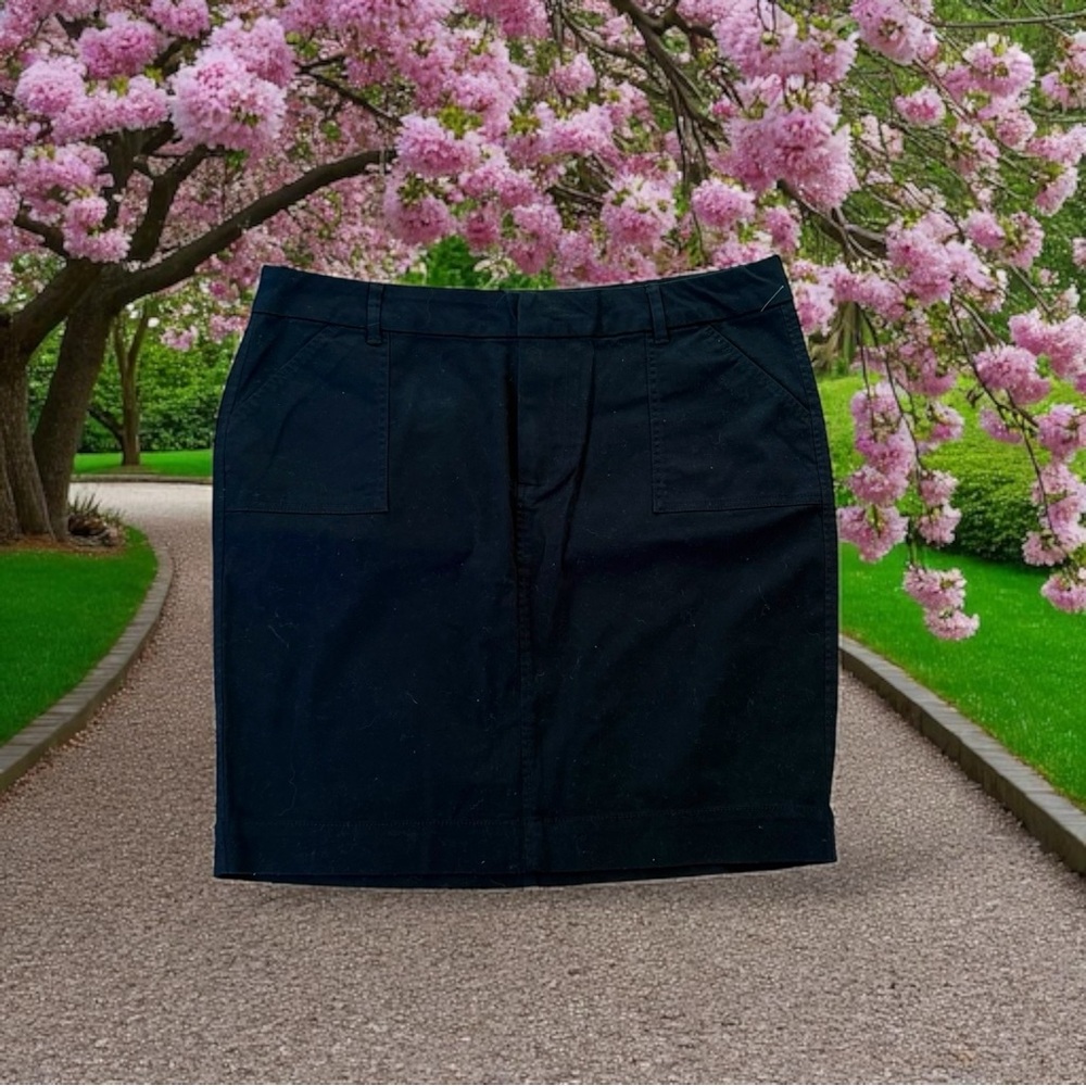 NWT Denver Hayes Black Cotton Skirt